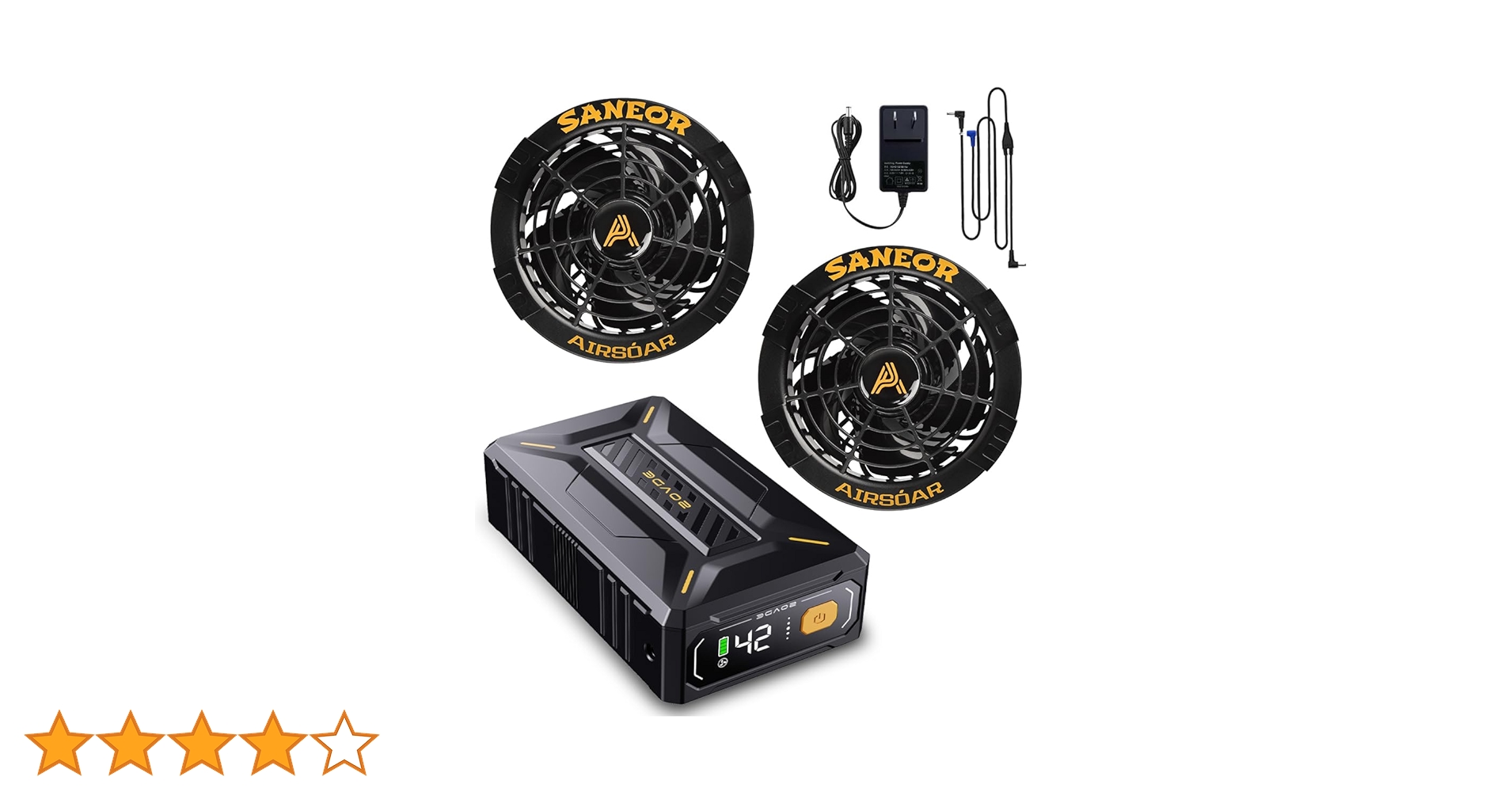 【R1411】ファンバッテリーセット 42V超出力 40500mA Amazon.co.jp: 【2025年新登場 42V超高出力 40500mAh大容量